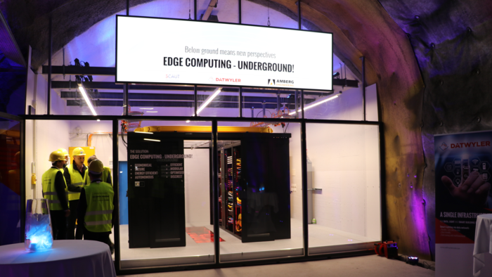 Die Data-Center-Kaverne im Versuchsstollen Hagerbach